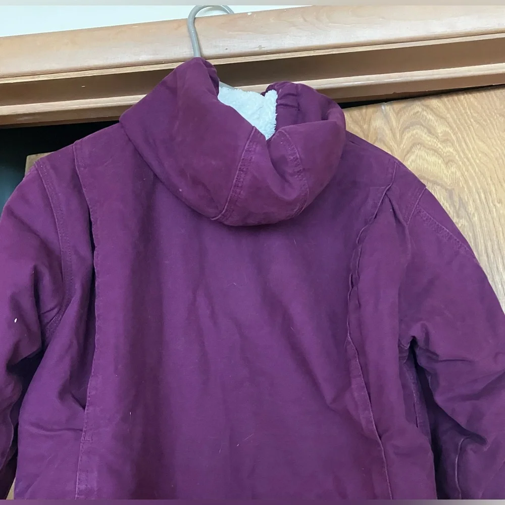 Berne canvas fleece lined jacket, youth L (14-16) - Picture 2 of 5